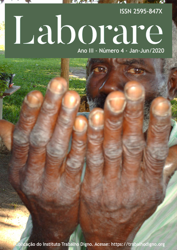 Capa Revista Laborare Volume 3 Número 4 2020